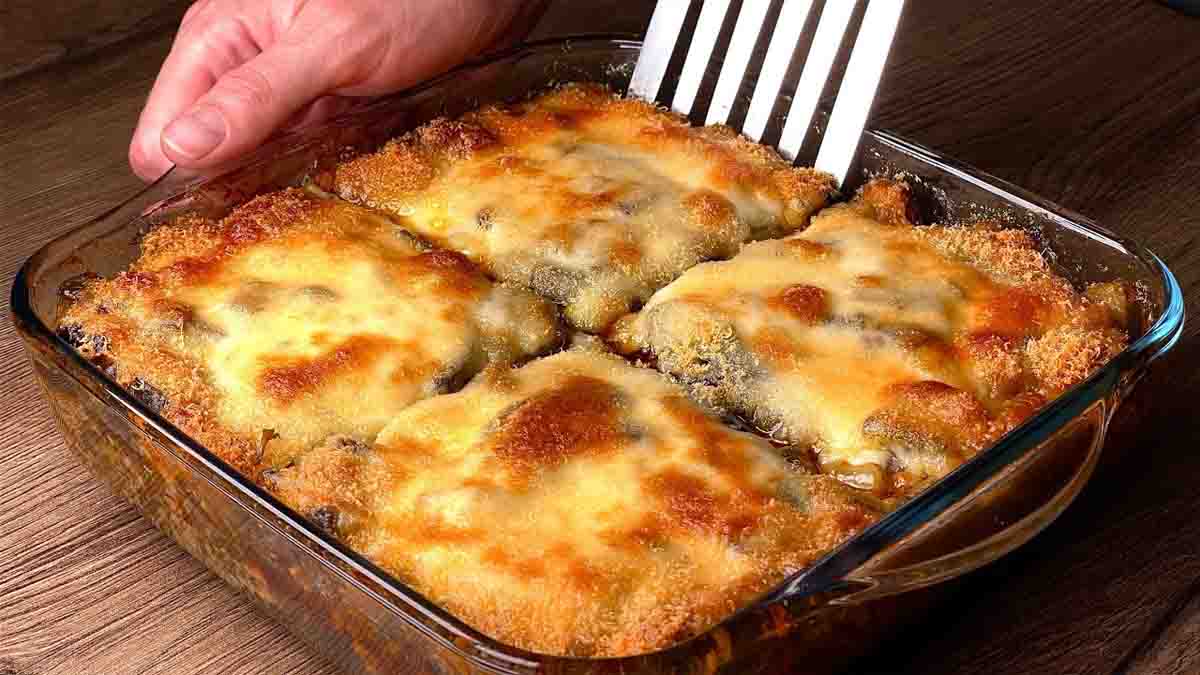 gratin d'aubergines et de viande hachée
