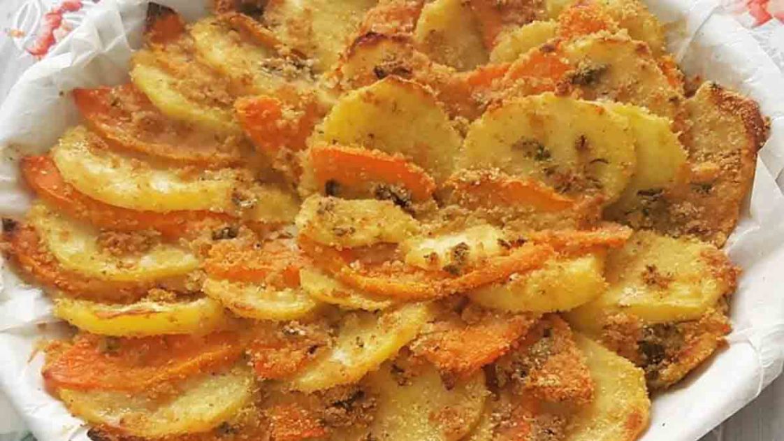 Gratin de pommes de terre et de potiron réconfortant et super bon