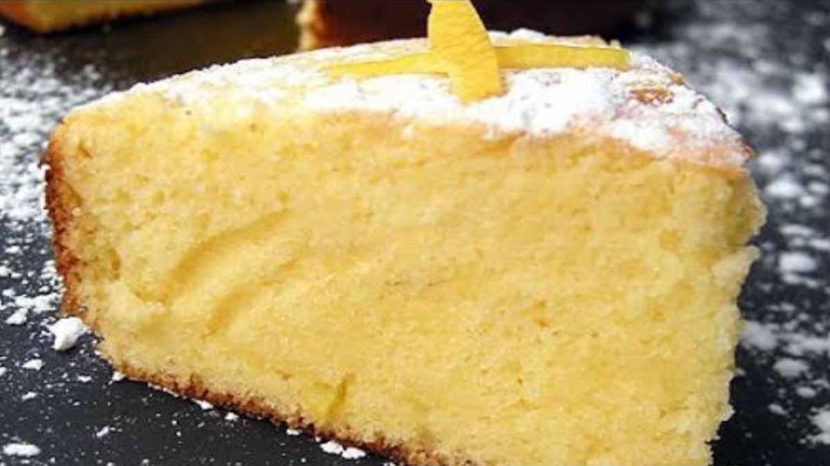 light cake au citron sans balance
