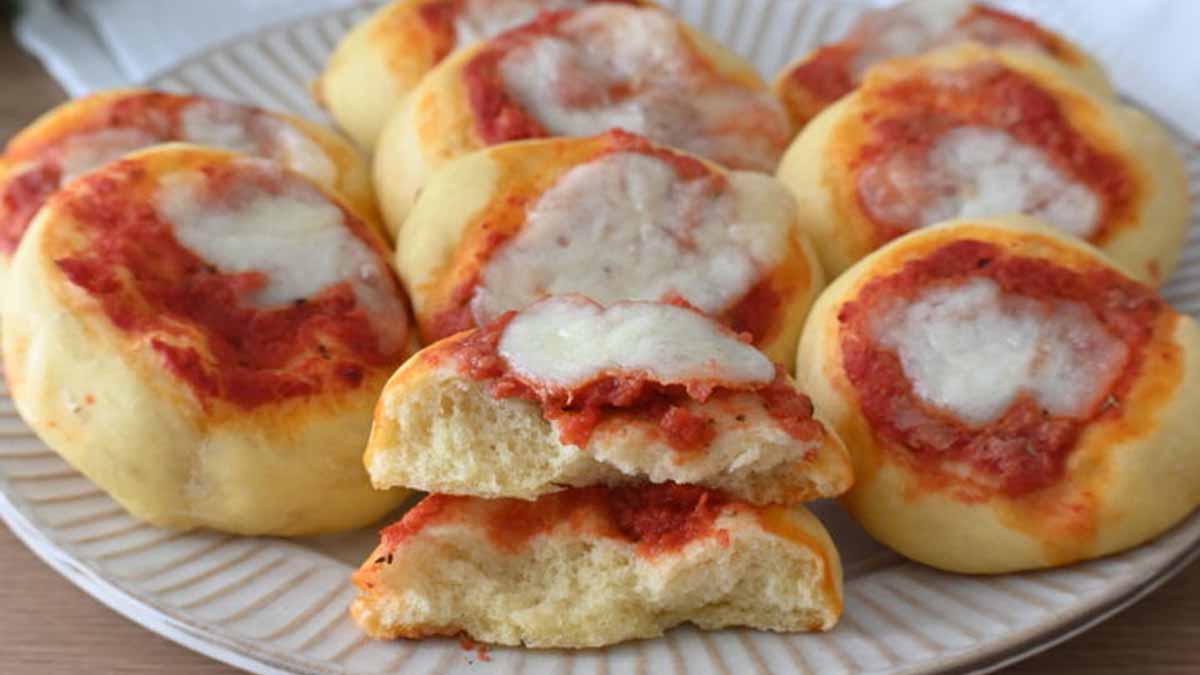 mini-pizzas au pain brioché