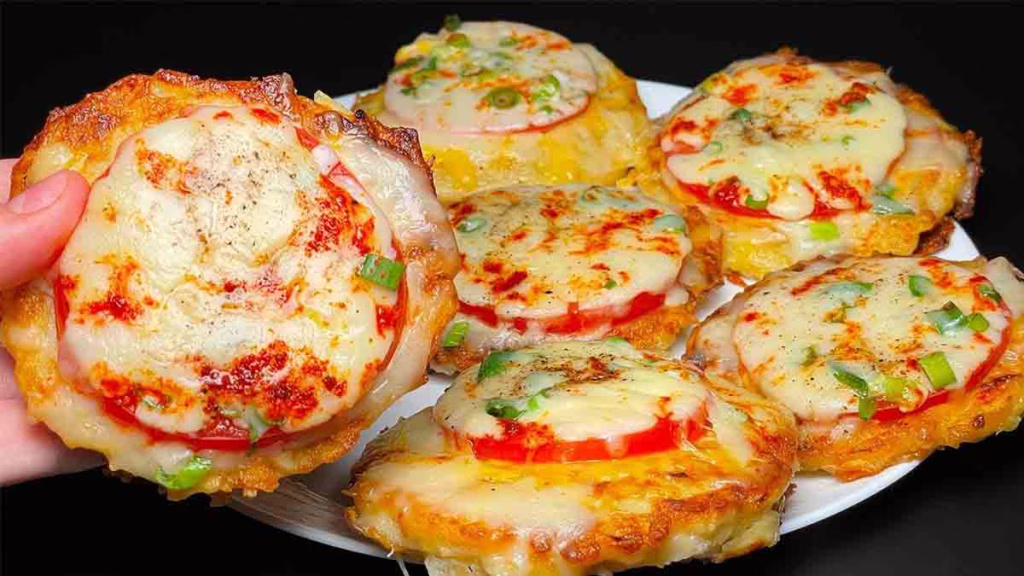 mini-pizzas aux pommes de terre