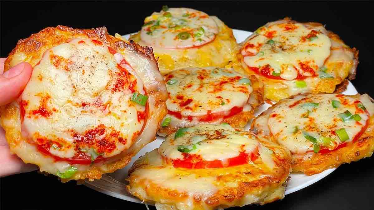 mini-pizzas aux pommes de terre