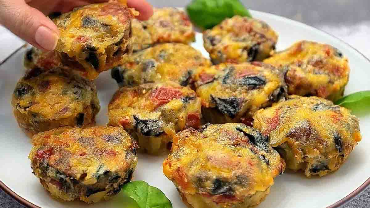 muffins aux aubergines