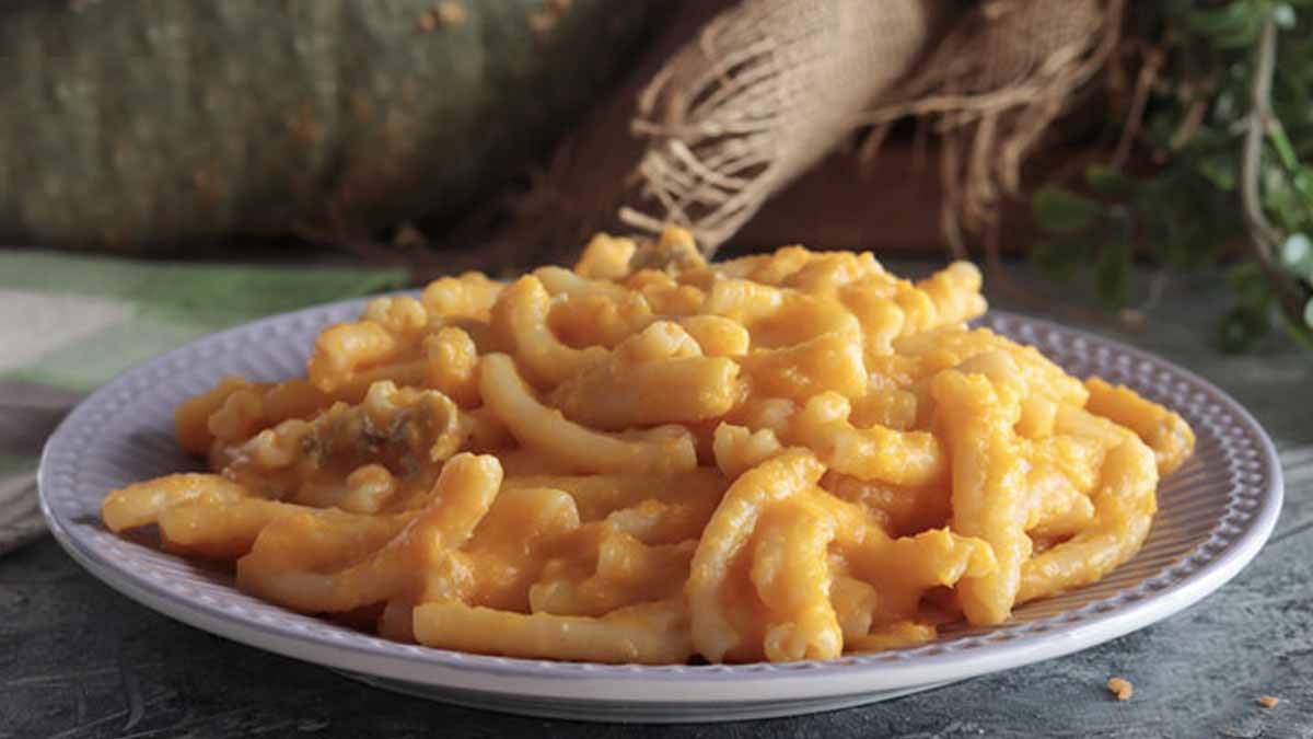 pâtes au potiron et au fromage