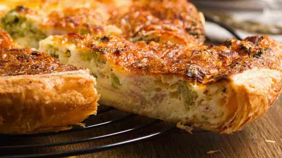 quiche rapide aux brocolis et au bacon