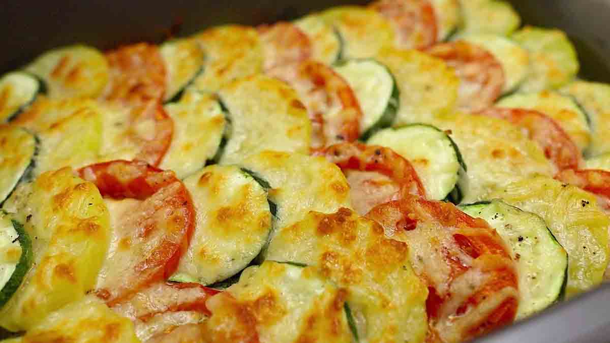 rondelles de pommes de terre et de légumes