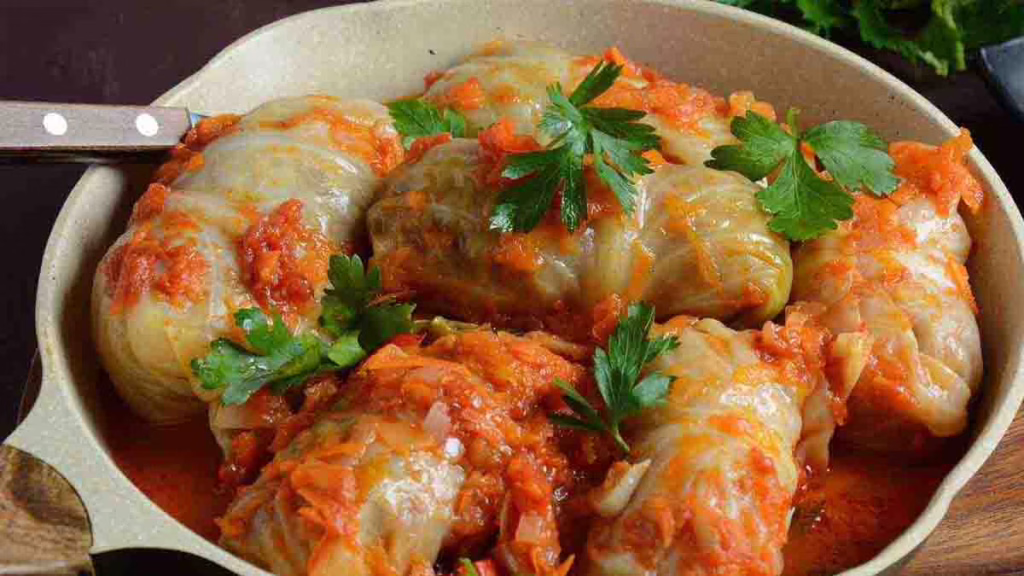 rouleaux de chou farcis