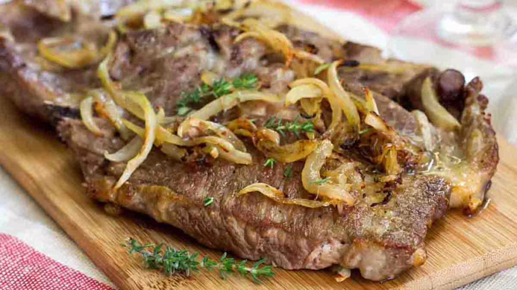 steaks poêlés marinés