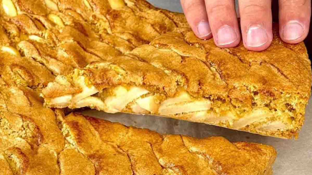 tarte à l'avoine et aux pommes