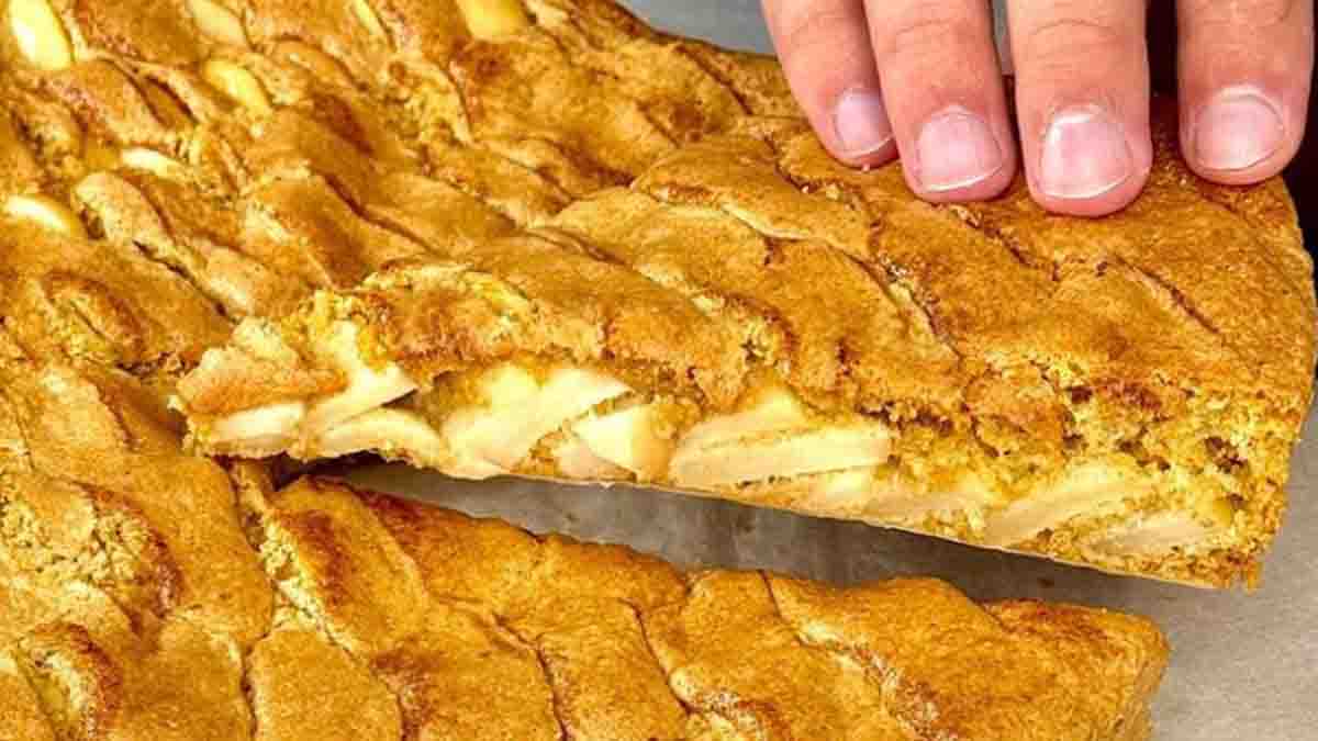 tarte à l'avoine et aux pommes