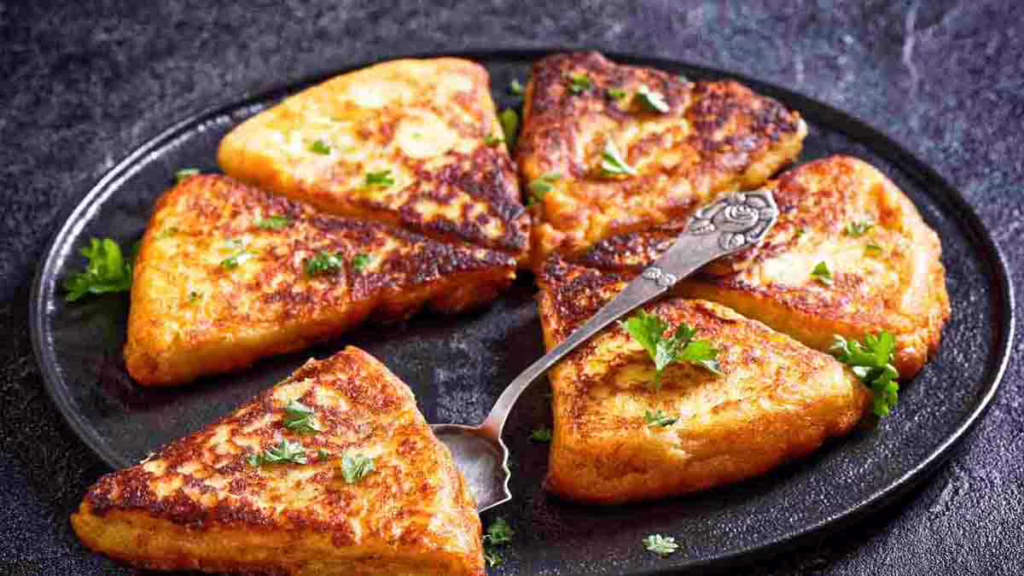 toasts de pommes de terre croustillants