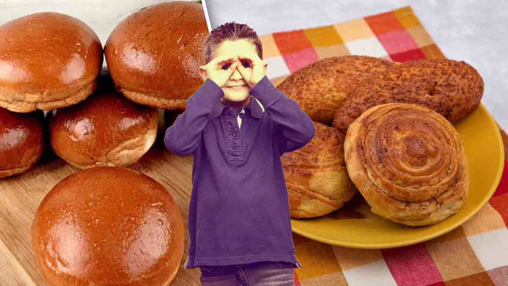 brioches au lait et au fromage salées