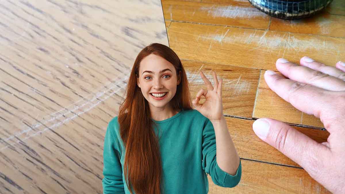 ce produit dans votre cuisine rend invisible les rayures sur votre parquet