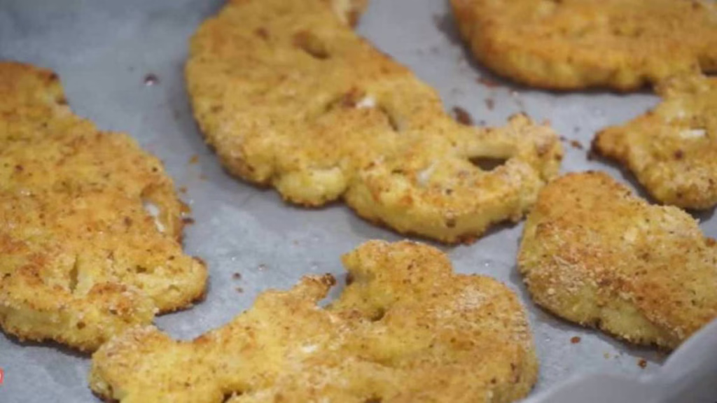 escalopes de chou-fleur croustillantes
