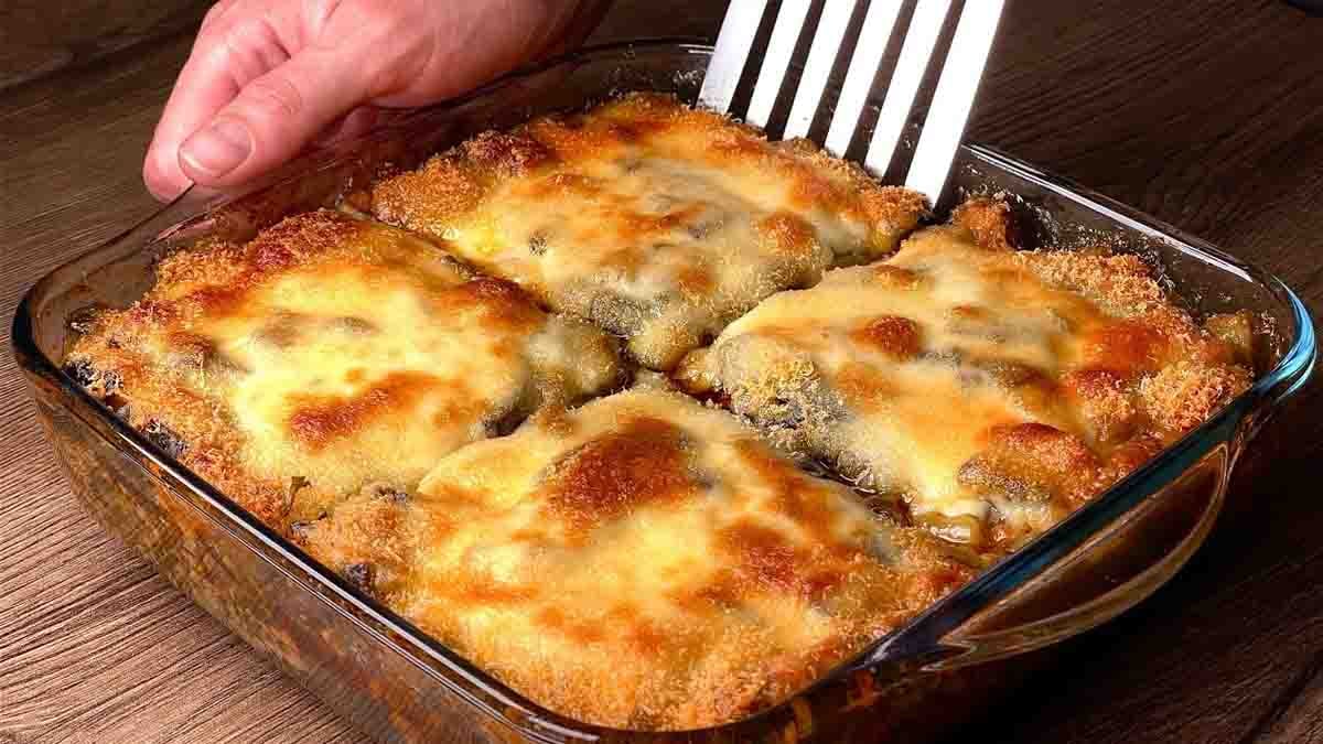 flan aux aubergines et à la viande hachée