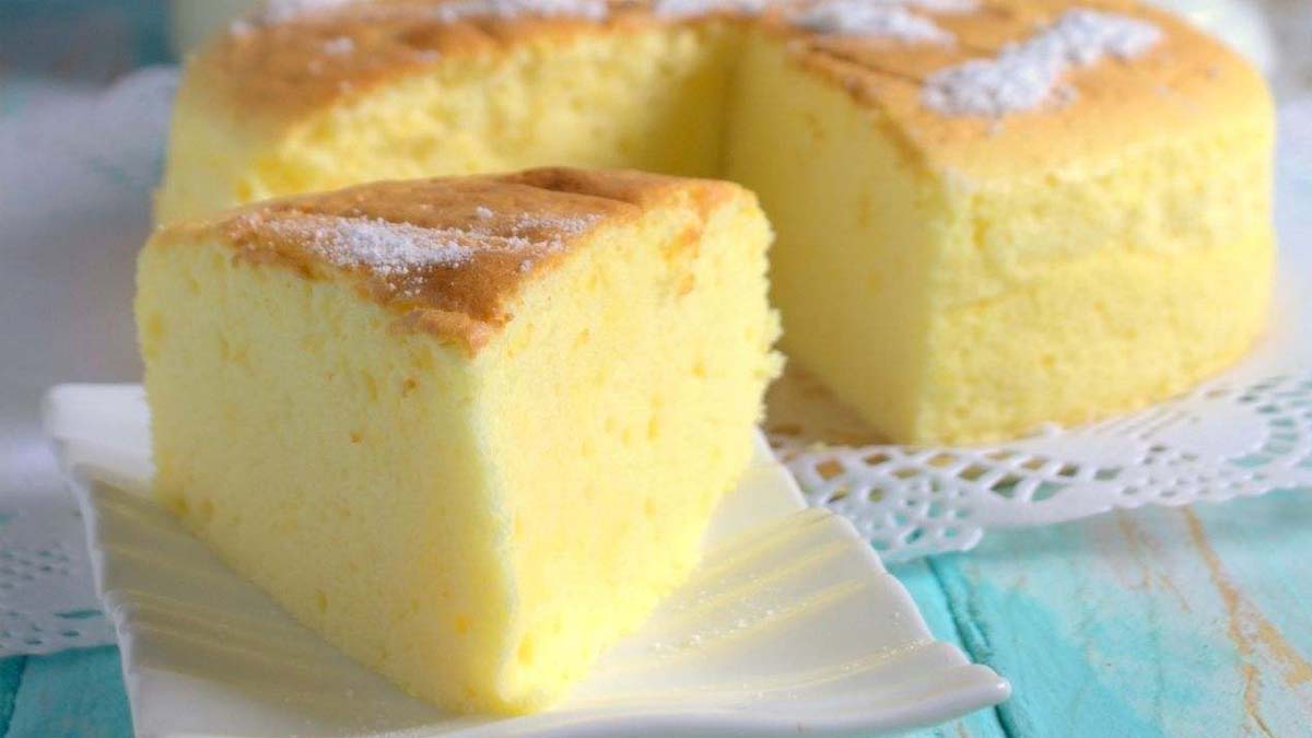 gâteau à l'eau léger sans pétrissage