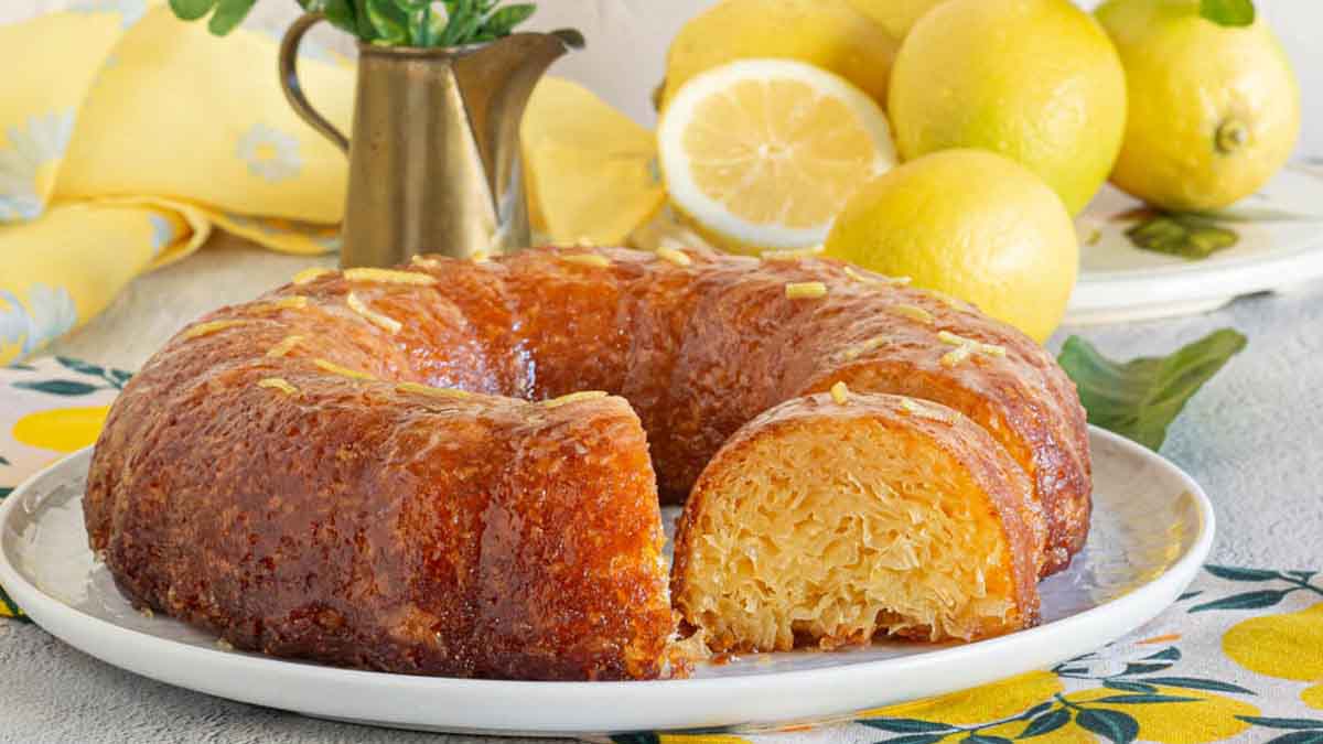 gâteau filo au citron