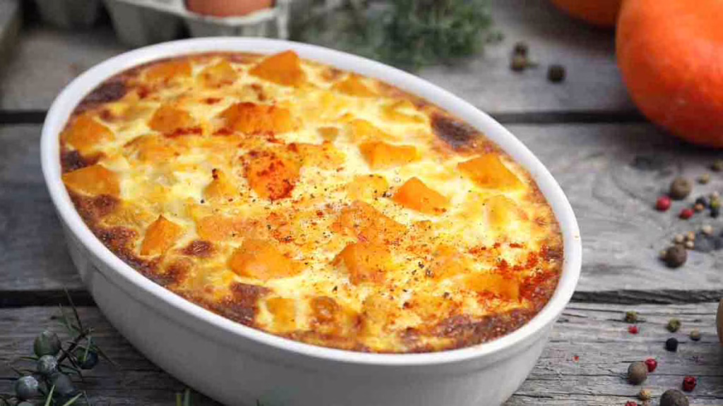gratin de potiron réconfortant