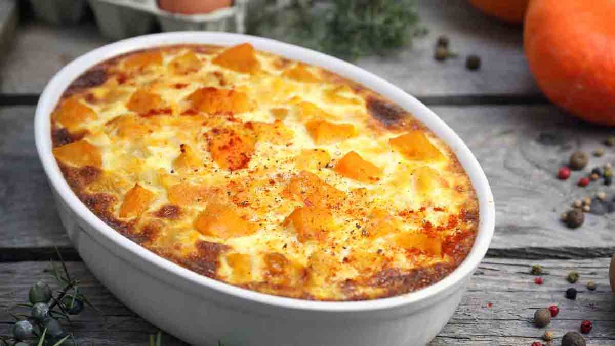 gratin de potiron réconfortant