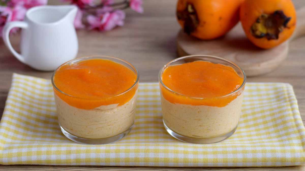mousse au kaki