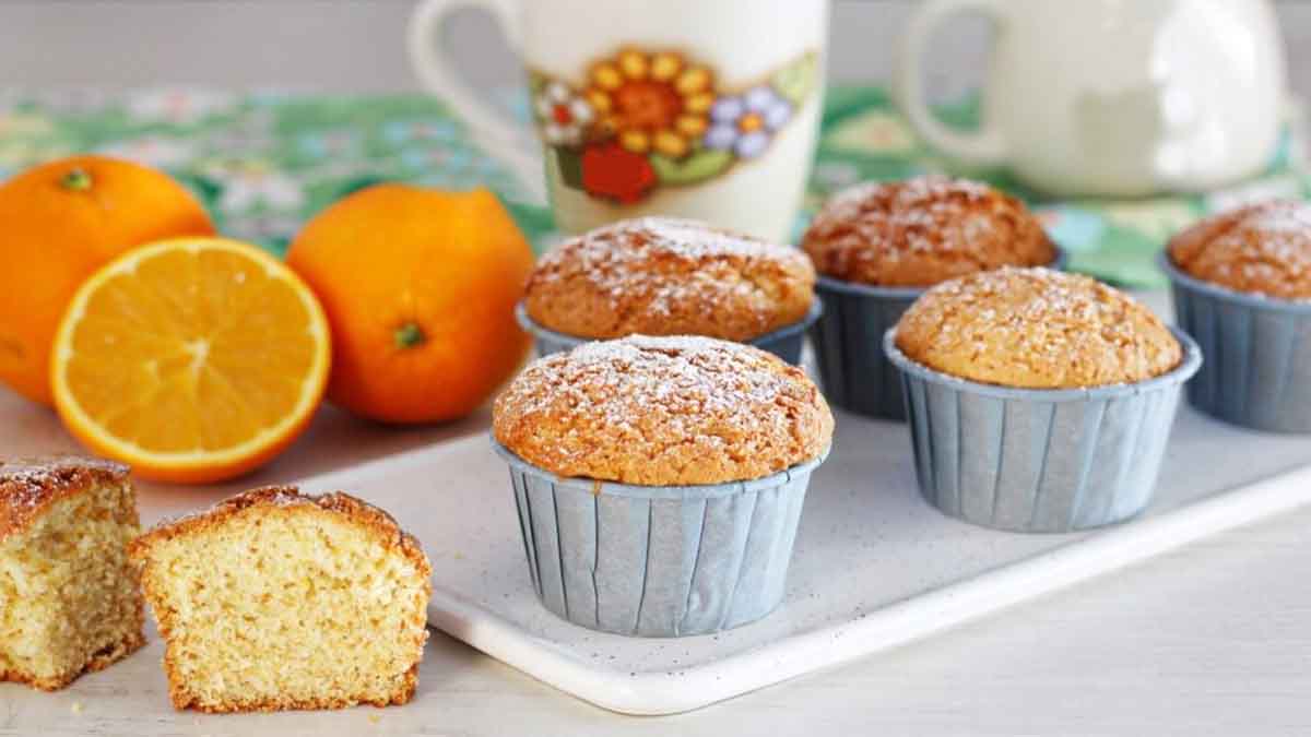 muffins à l'orange rapides