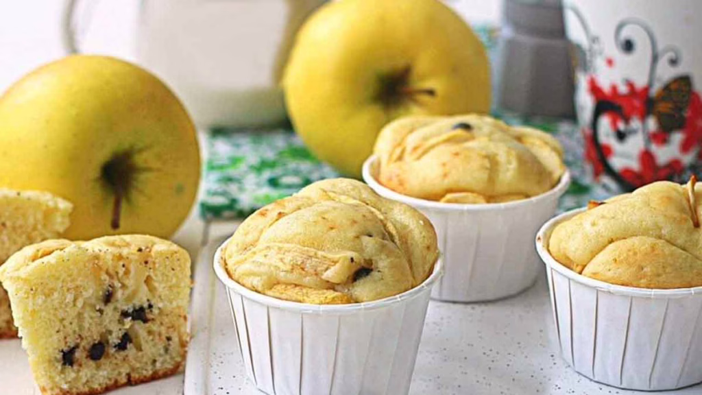 muffins moelleux aux pommes et mascarpone au chocolat