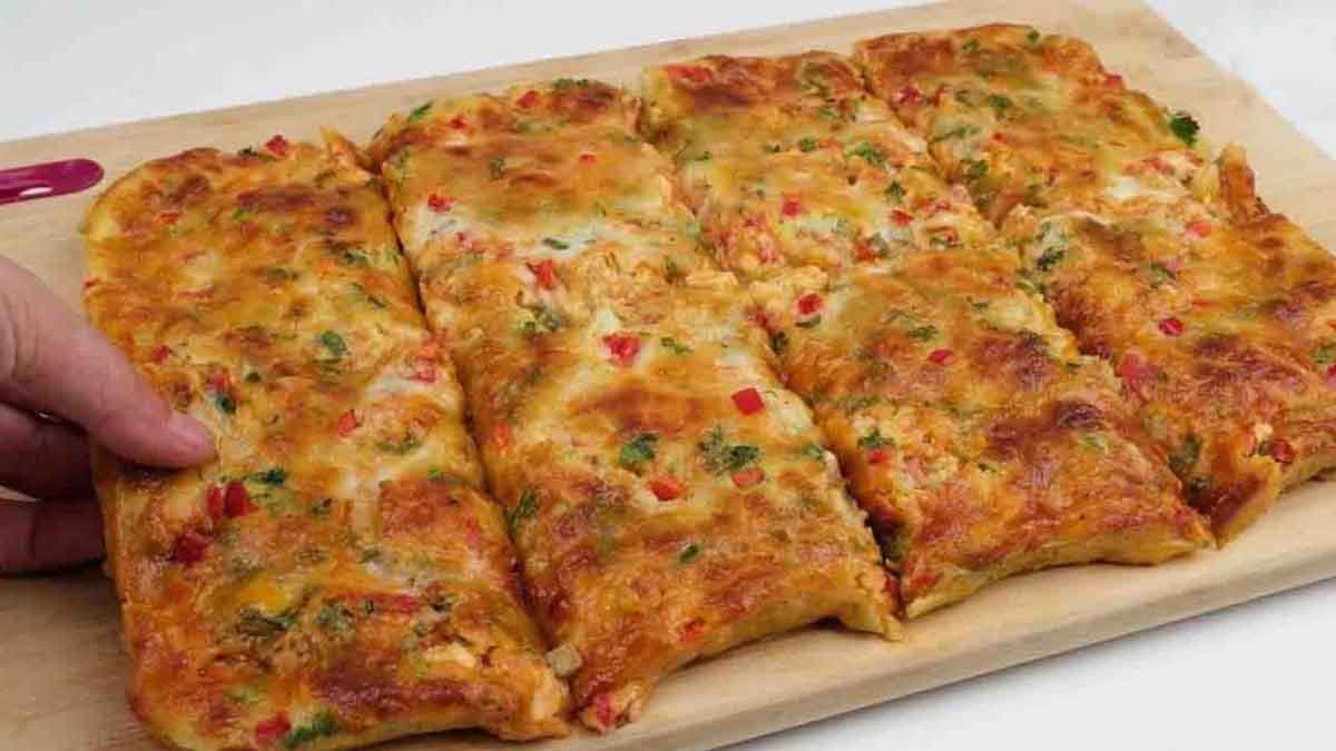 pizza salée aux pommes de terre et au poulet