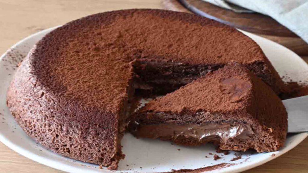 tarte au cacao et au nutella