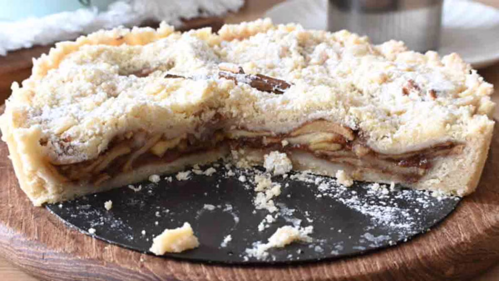 tarte fourrée aux pommes à la cannelle