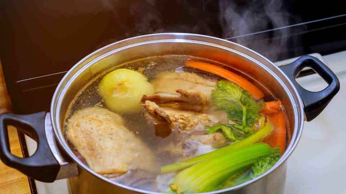 un bon bouillon de poulet
