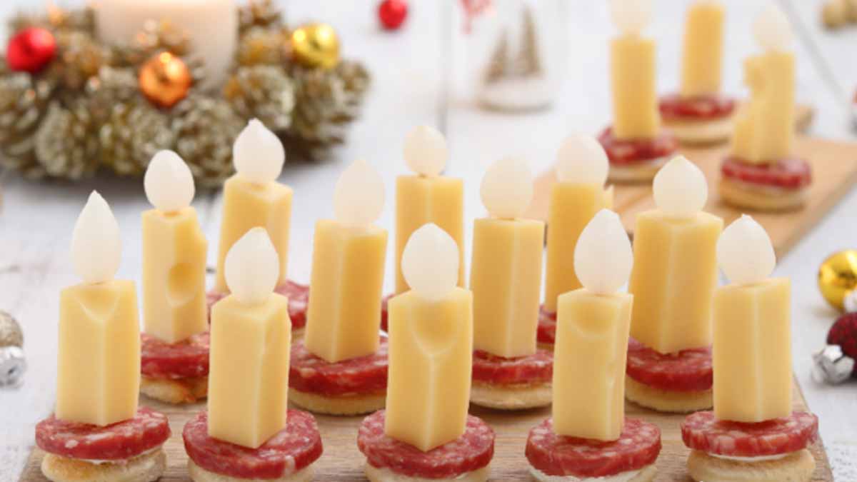 bougies salées de Noel