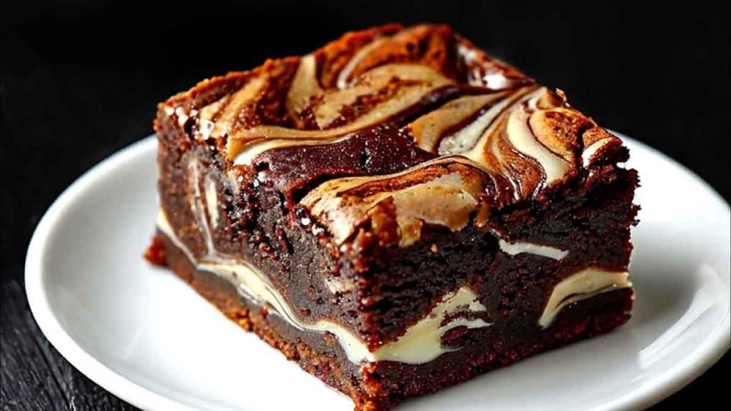 brownie à l'avoine et au cacao