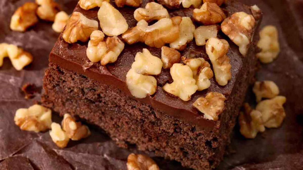 brownies chocolatés à l’avoine et aux noix