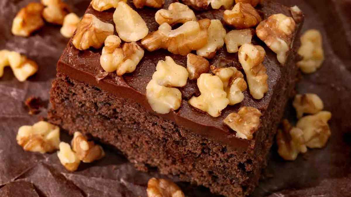 brownies chocolatés à l’avoine et aux noix