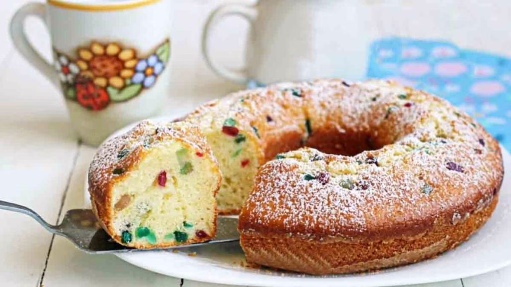 cake au yaourt et aux fruits confits