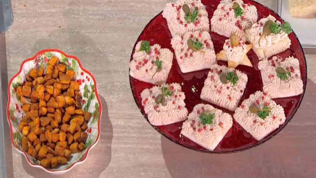 canapés de Noel