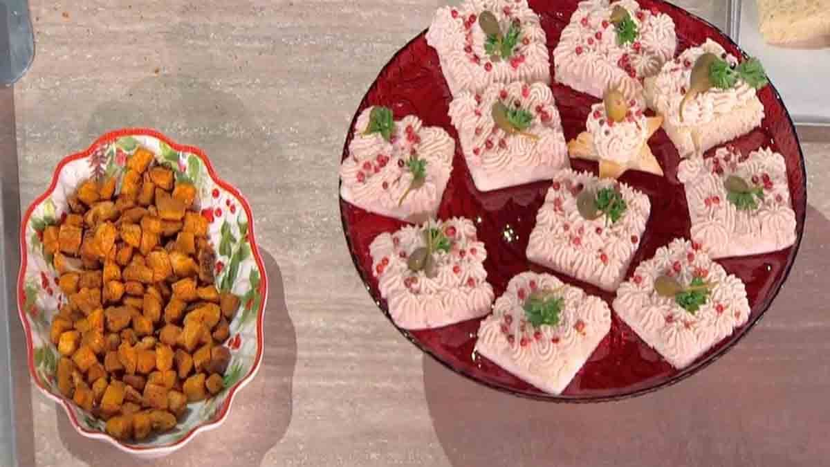 canapés de Noel