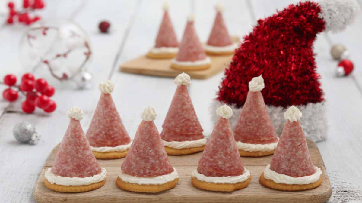 chapeaux salés du Père Noël