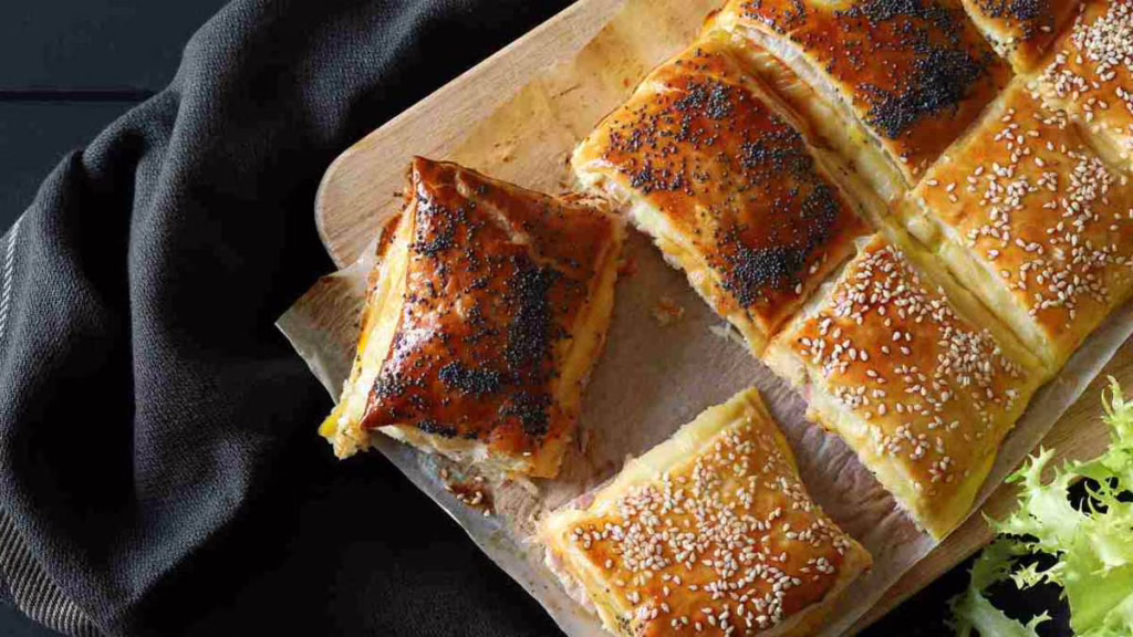 feuilletés au jambon et à la ricotta