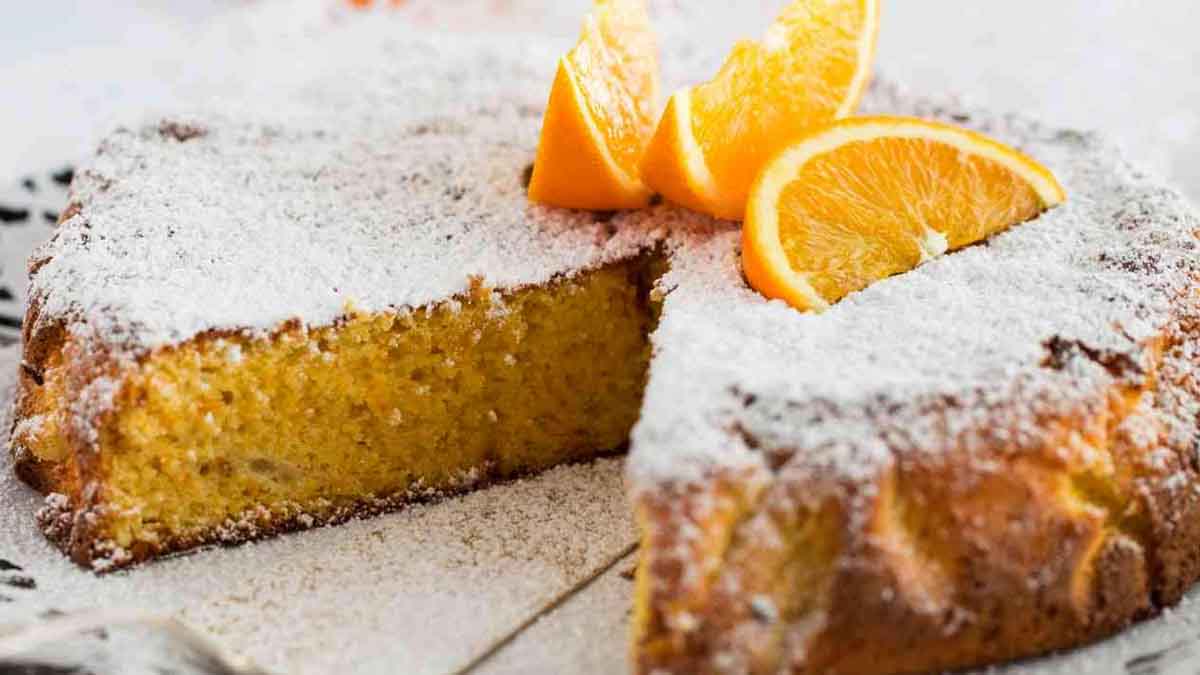 gâteau à l'orange très parfumé