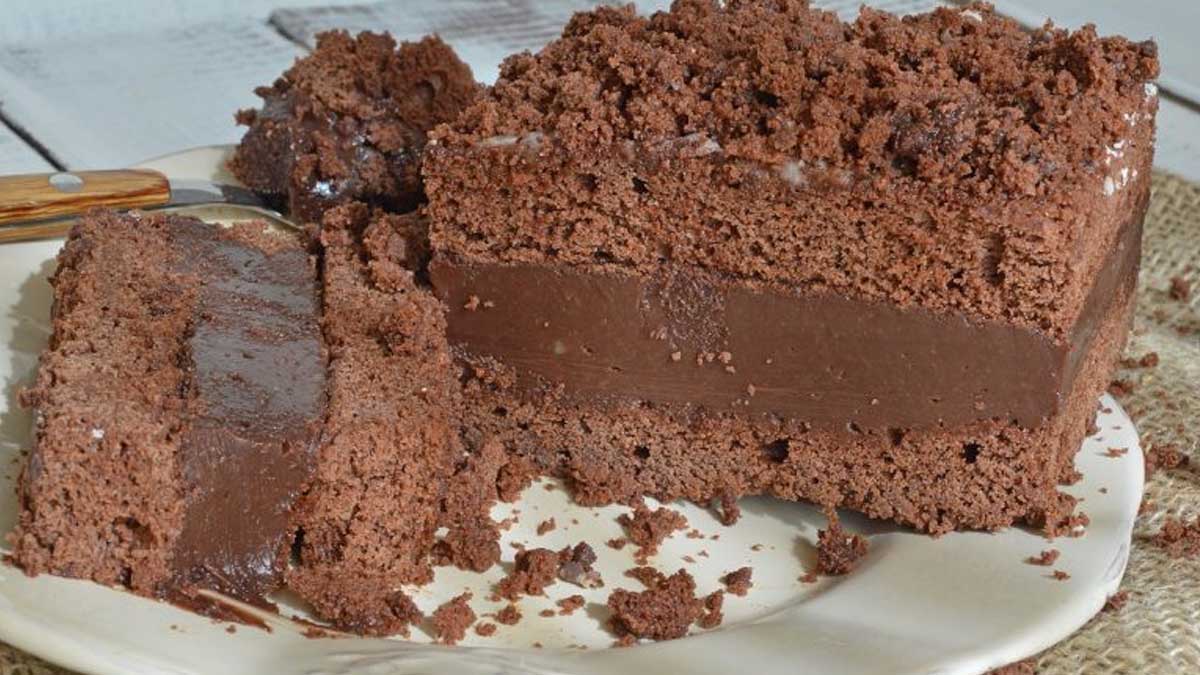 gâteau au chocolat fourré au Nutella
