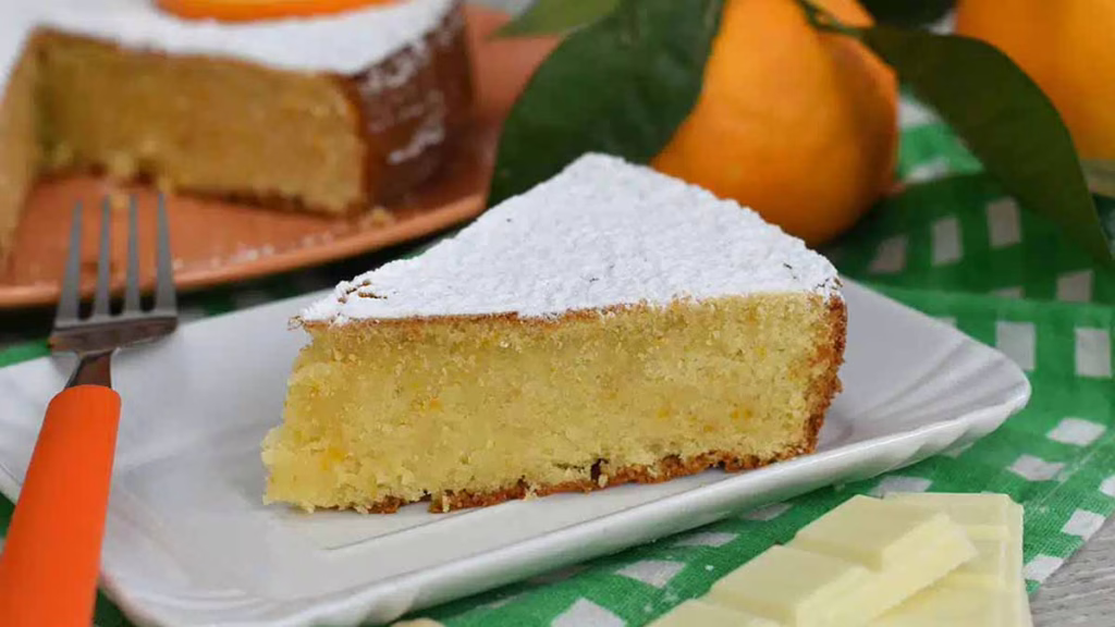 gâteau caprese à l'orange