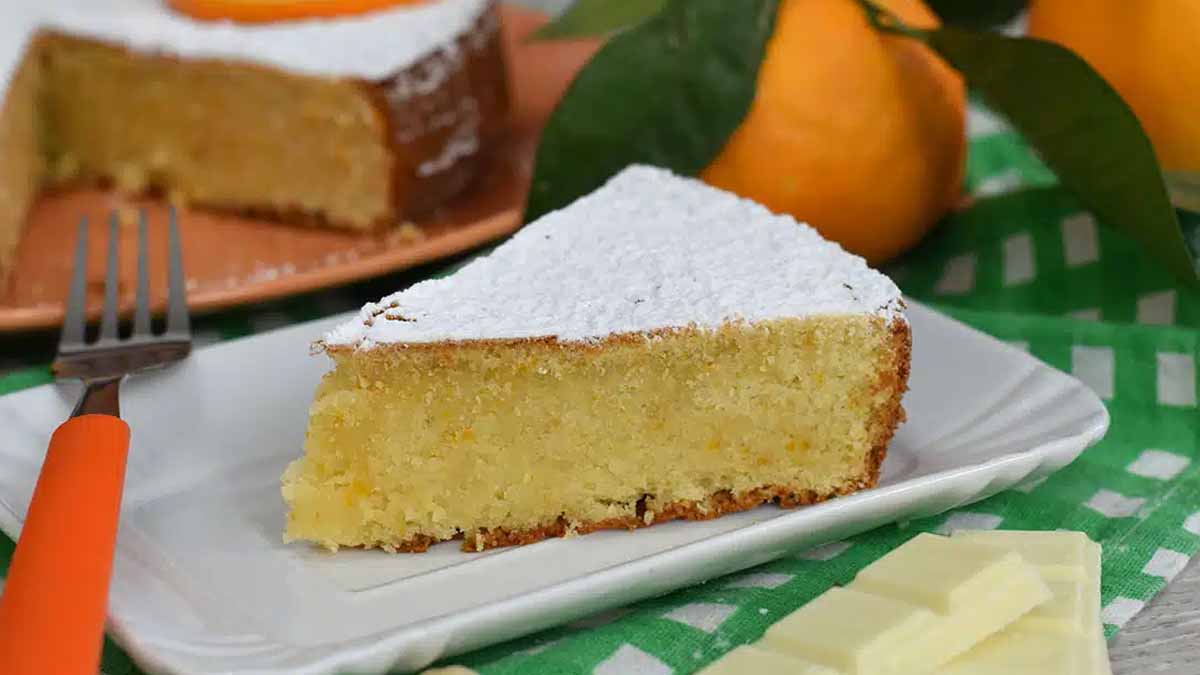 gâteau caprese à l'orange