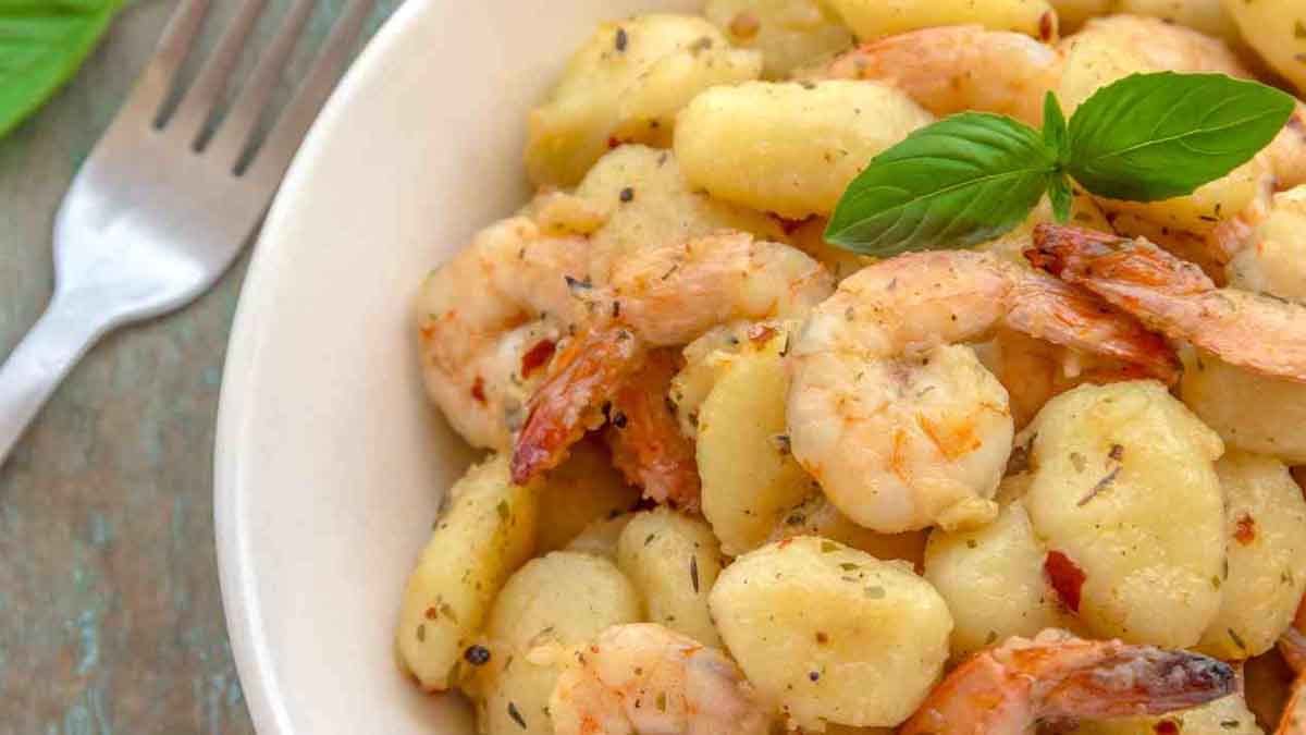 gnocchis aux crevettes