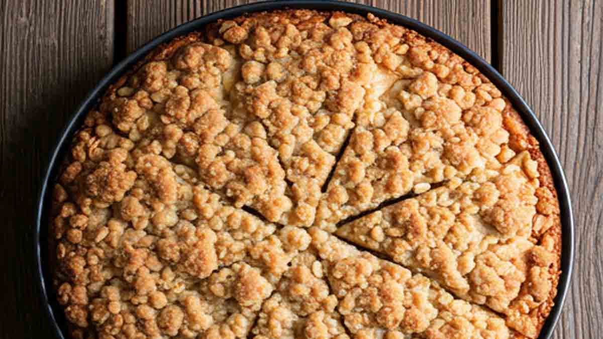 moelleux aux pommes et son crumble d’avoine