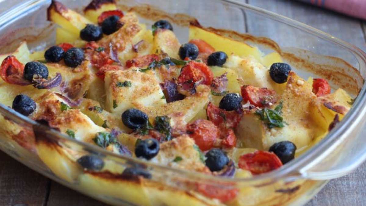 morue au four aux pommes de terre