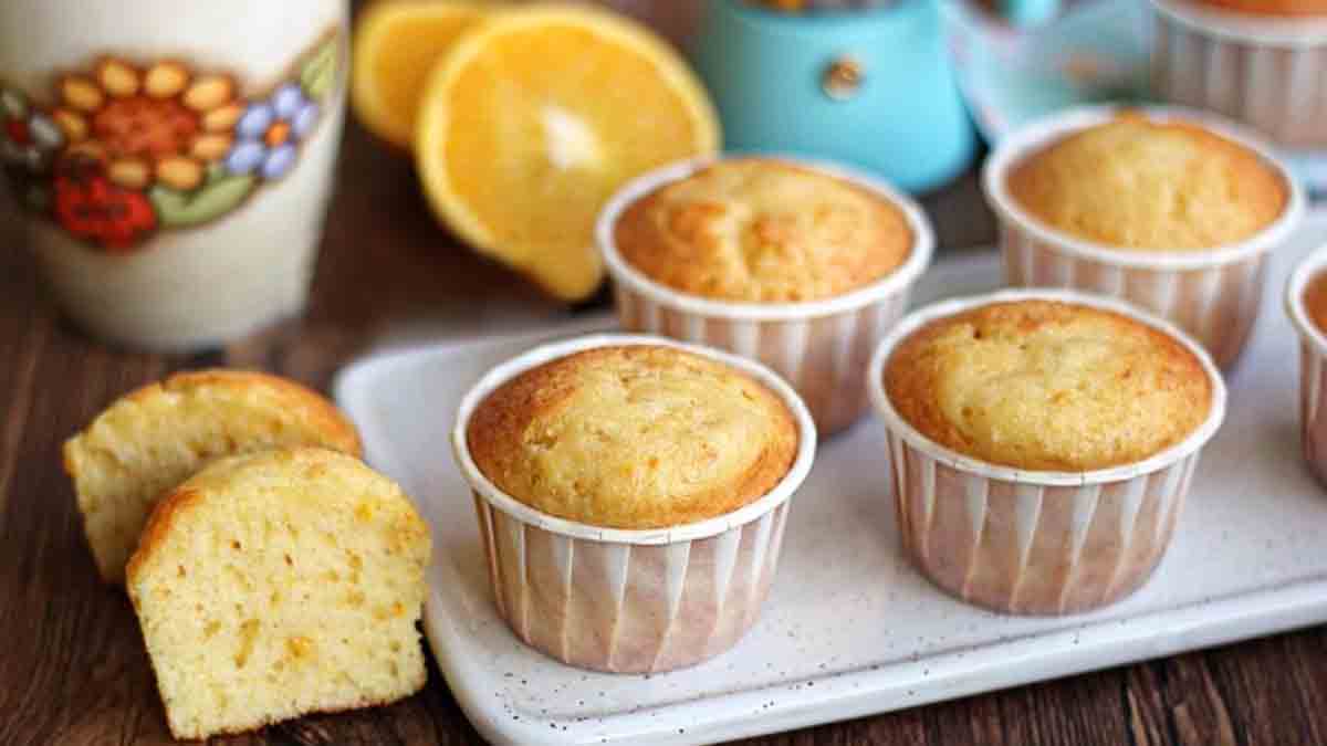muffins à l’orange et au yaourt