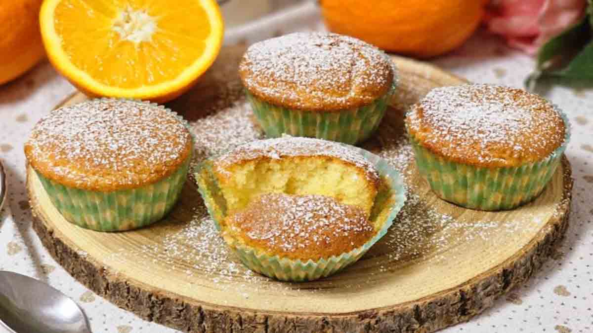 muffins aux oranges doux et moelleux