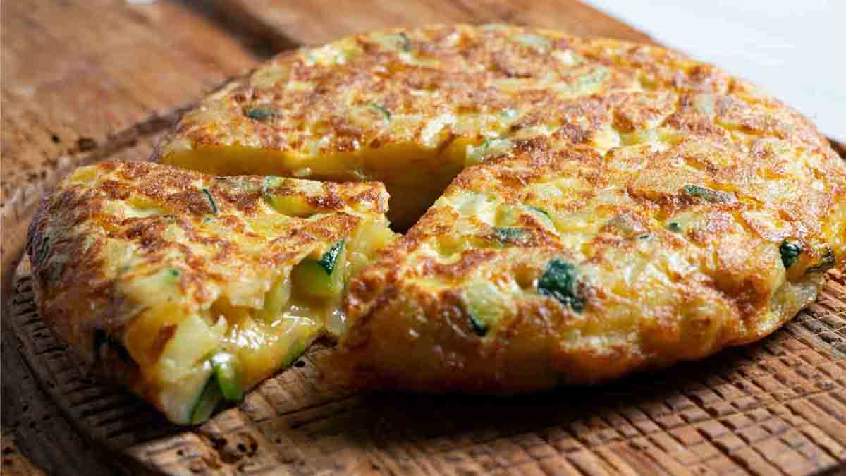 omelette aux courgettes