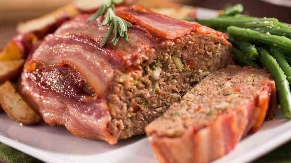 pain de viande au bacon raffiné
